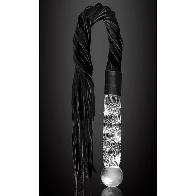Icicles No. 38 Hand Blown Glass Whip