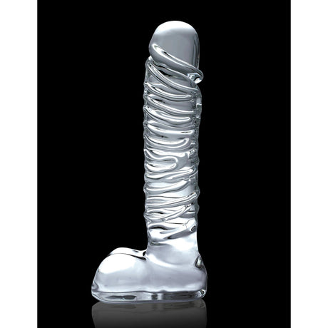 Icicles No. 63 Clear Glass Dildo