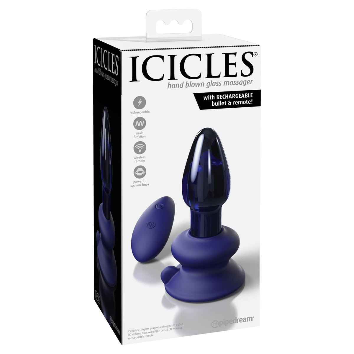 Icicles No. 85 Vibrating Glass Plug