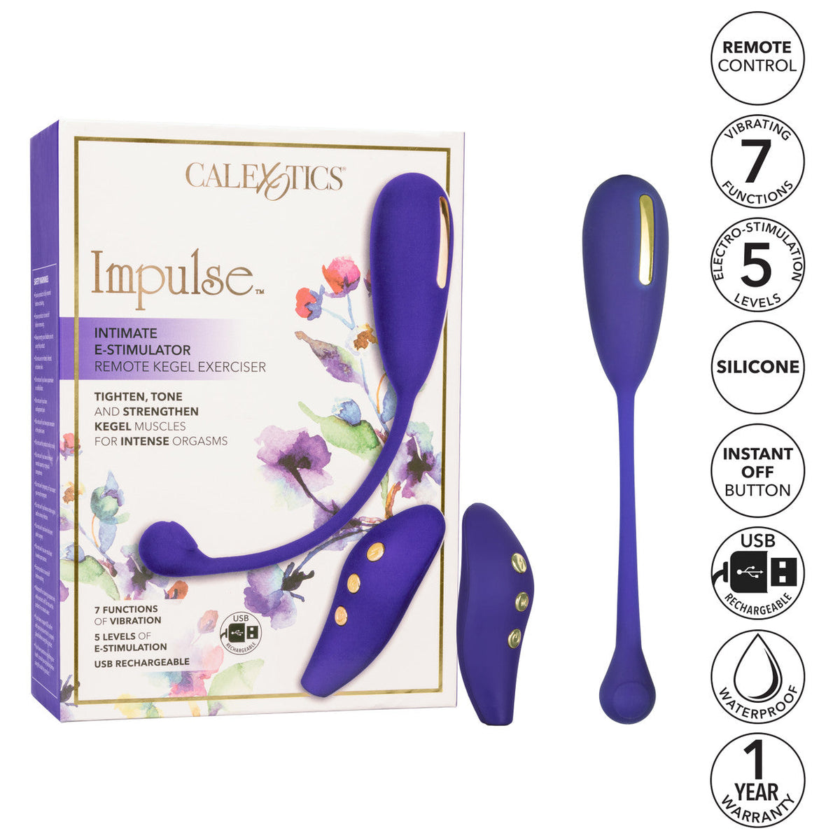 Impulse Intimate E-Stimulator Remote Kegel Exerciser