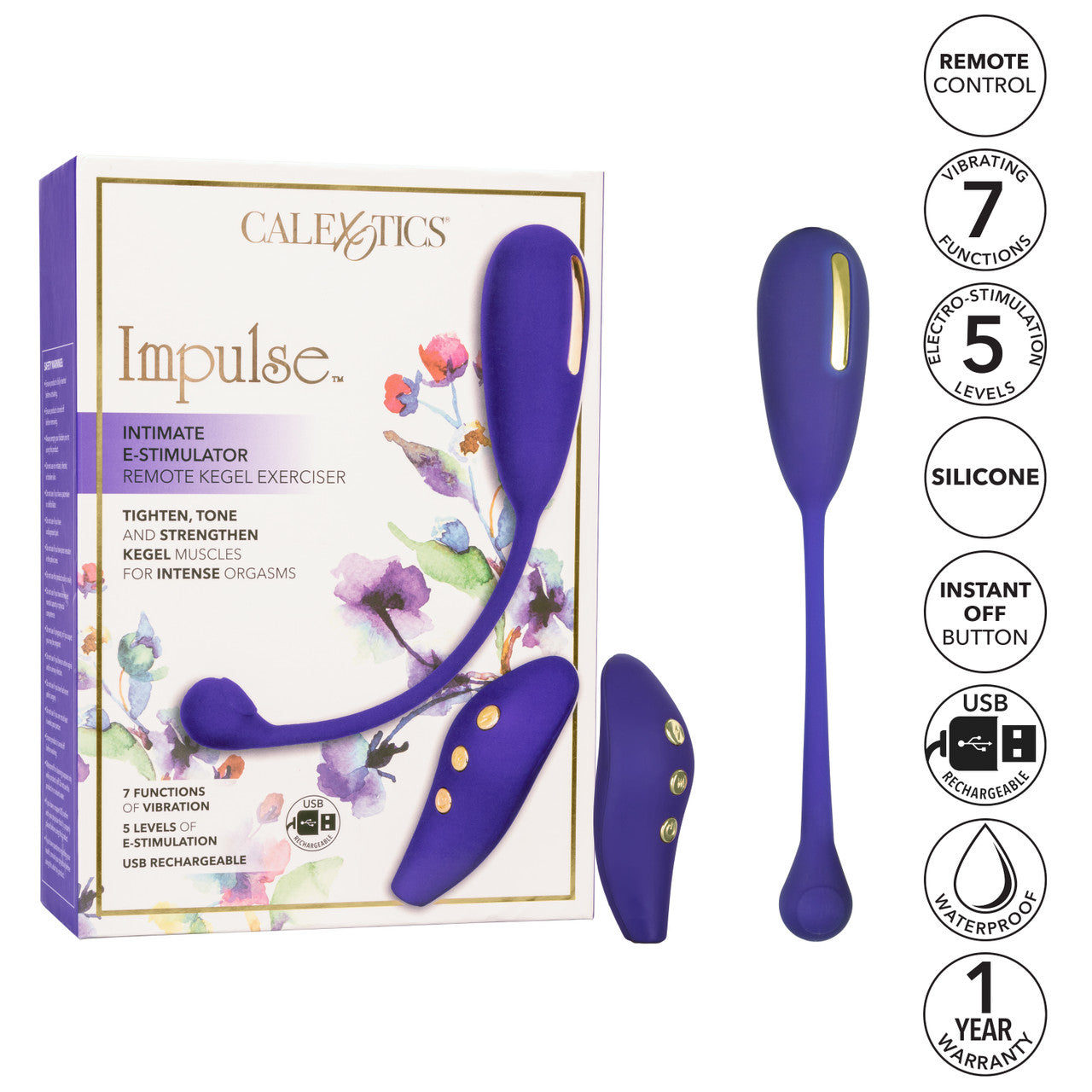Impulse Intimate E-Stimulator Remote Kegel Exerciser