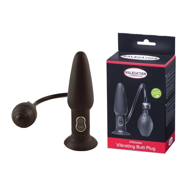 Inflatable Vibrating Butt Plug