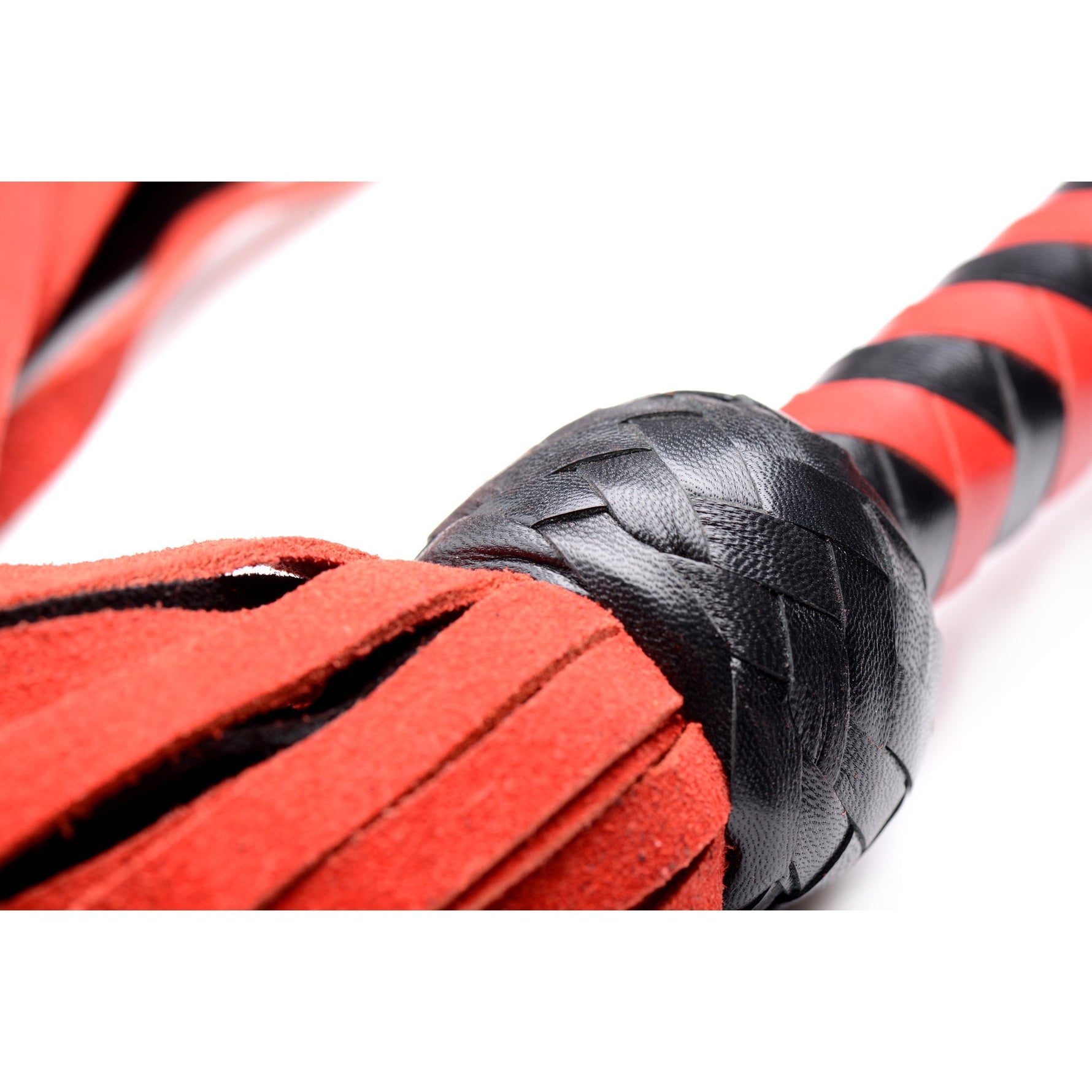 Isabella Sinclaire Black And Red Suede Flogger