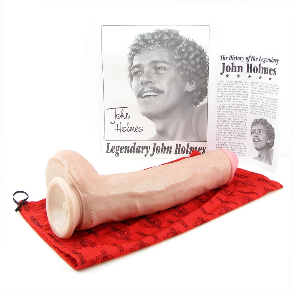 John Holmes Realistic Dildo With Removable Vac-U-Lock Suction Cup