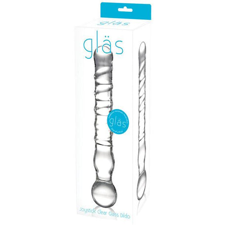 Joystick Clear Glass Dildo