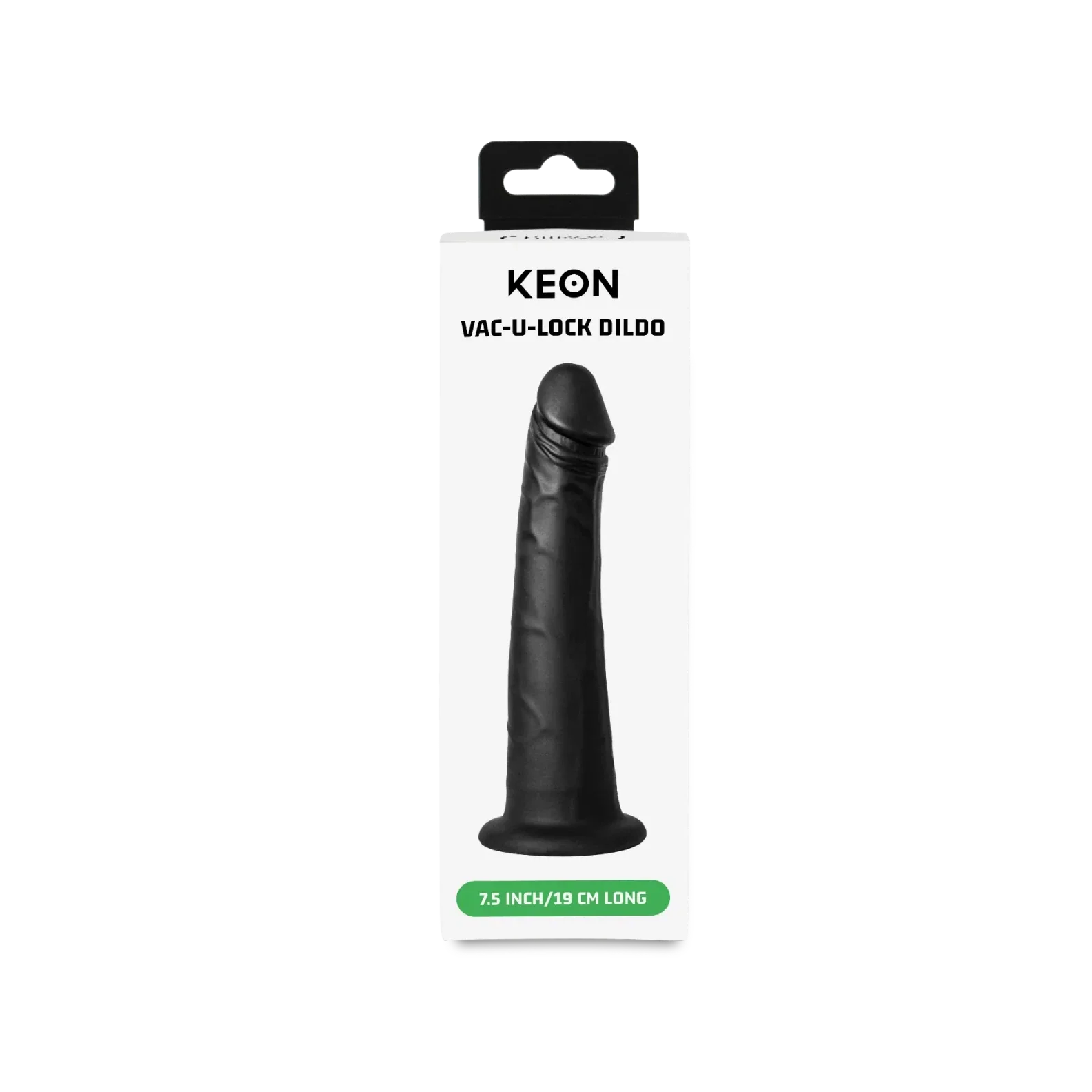 KIIROO Keon Black Vac-U-Lock Dildo