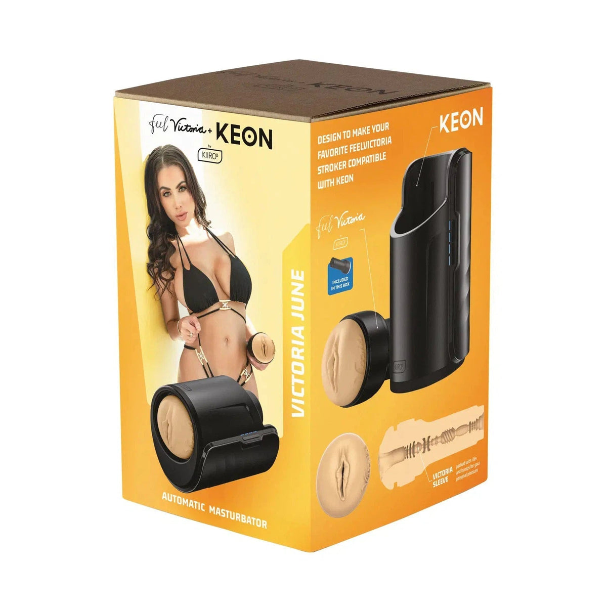 KIIROO Keon Victoria June Auto Stroker Combo Set