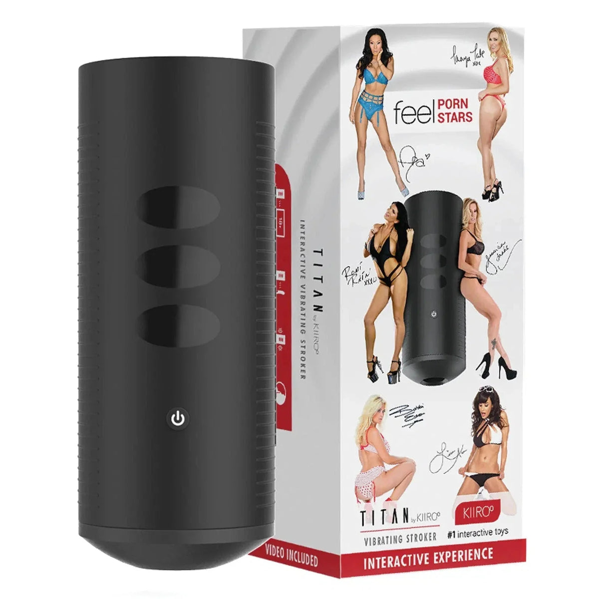 KIIROO Titan Pornstars Experience Vibrating Stroker
