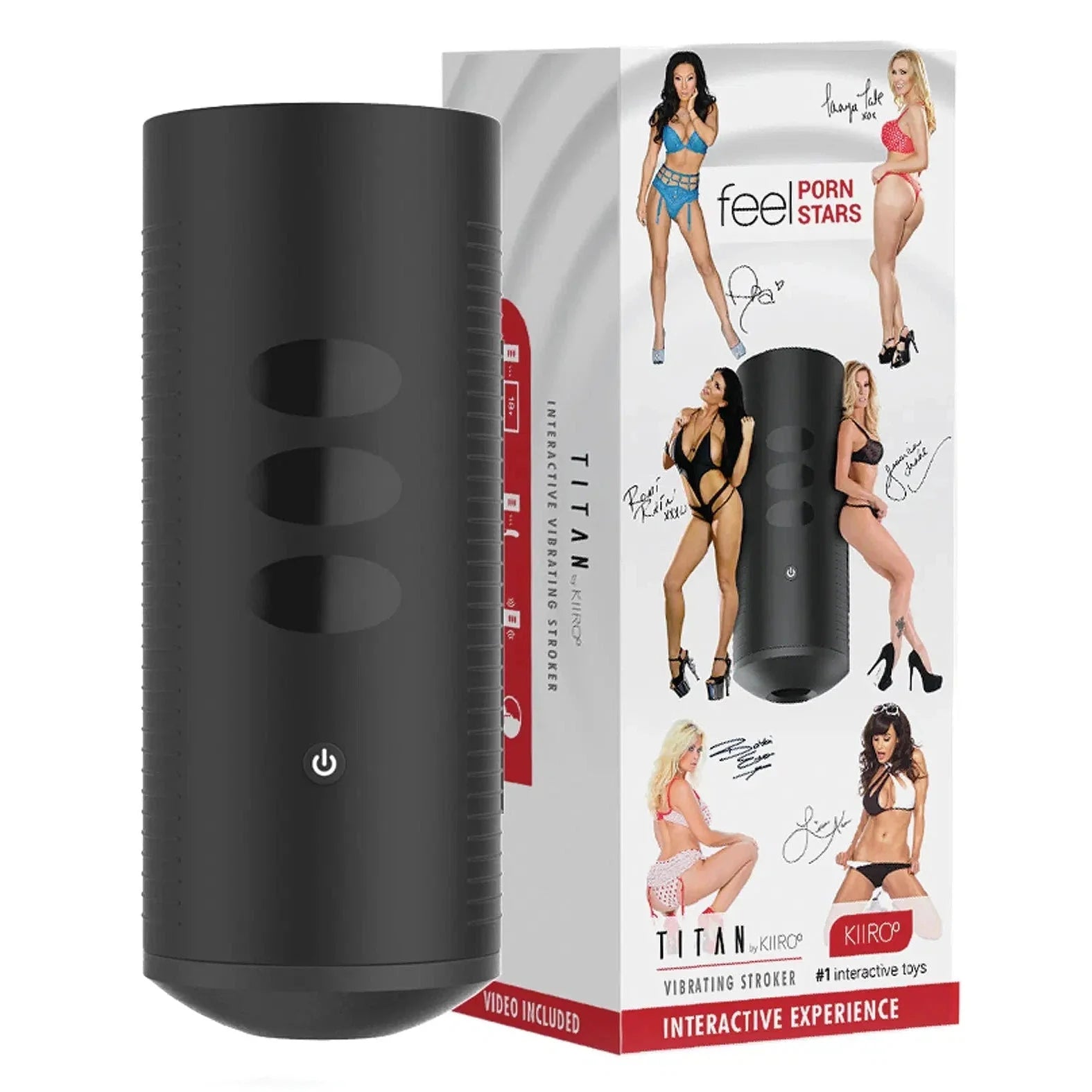 KIIROO Titan Pornstars Experience Vibrating Stroker