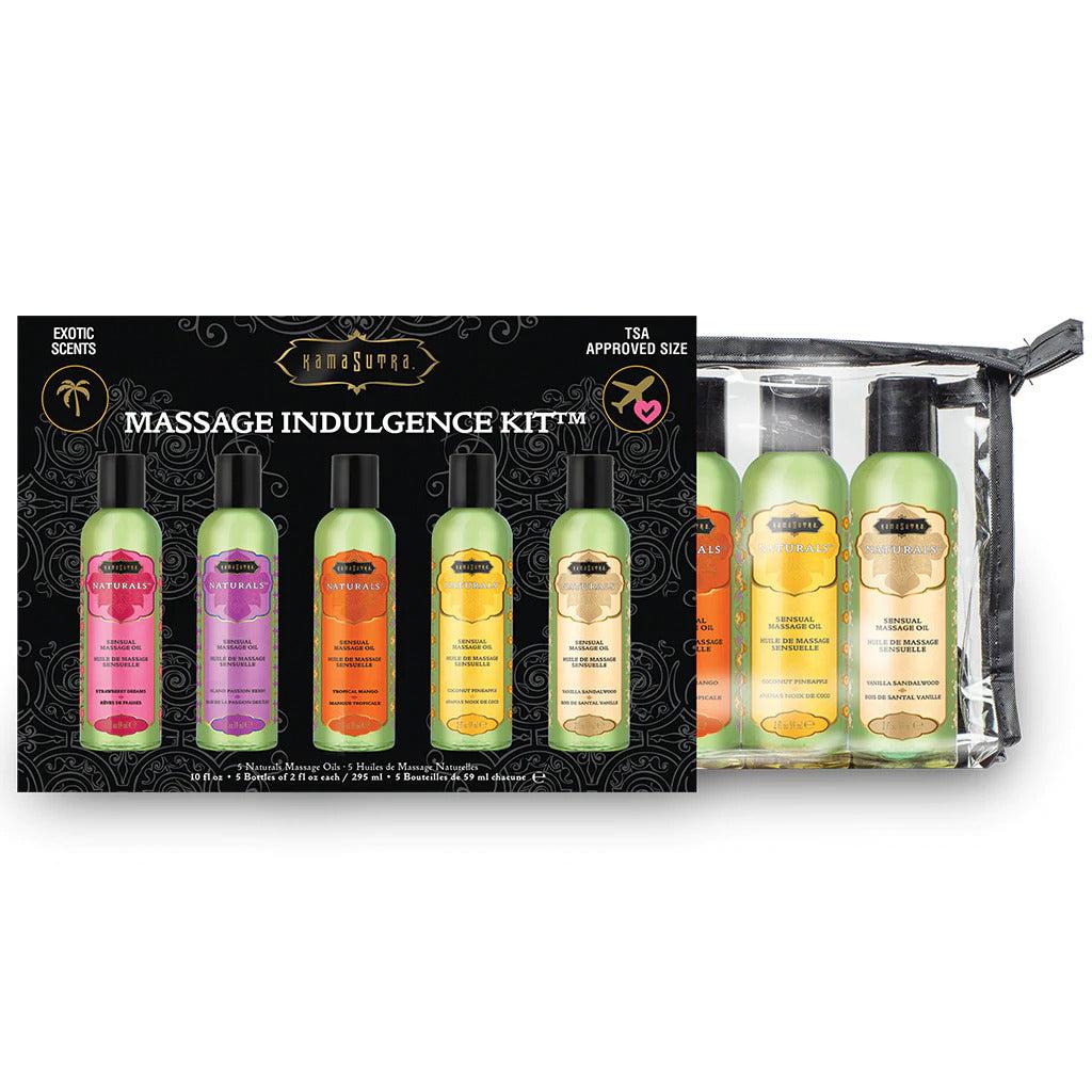Kama Sutra Naturals Indulgence Sensual Massage Oil Kit
