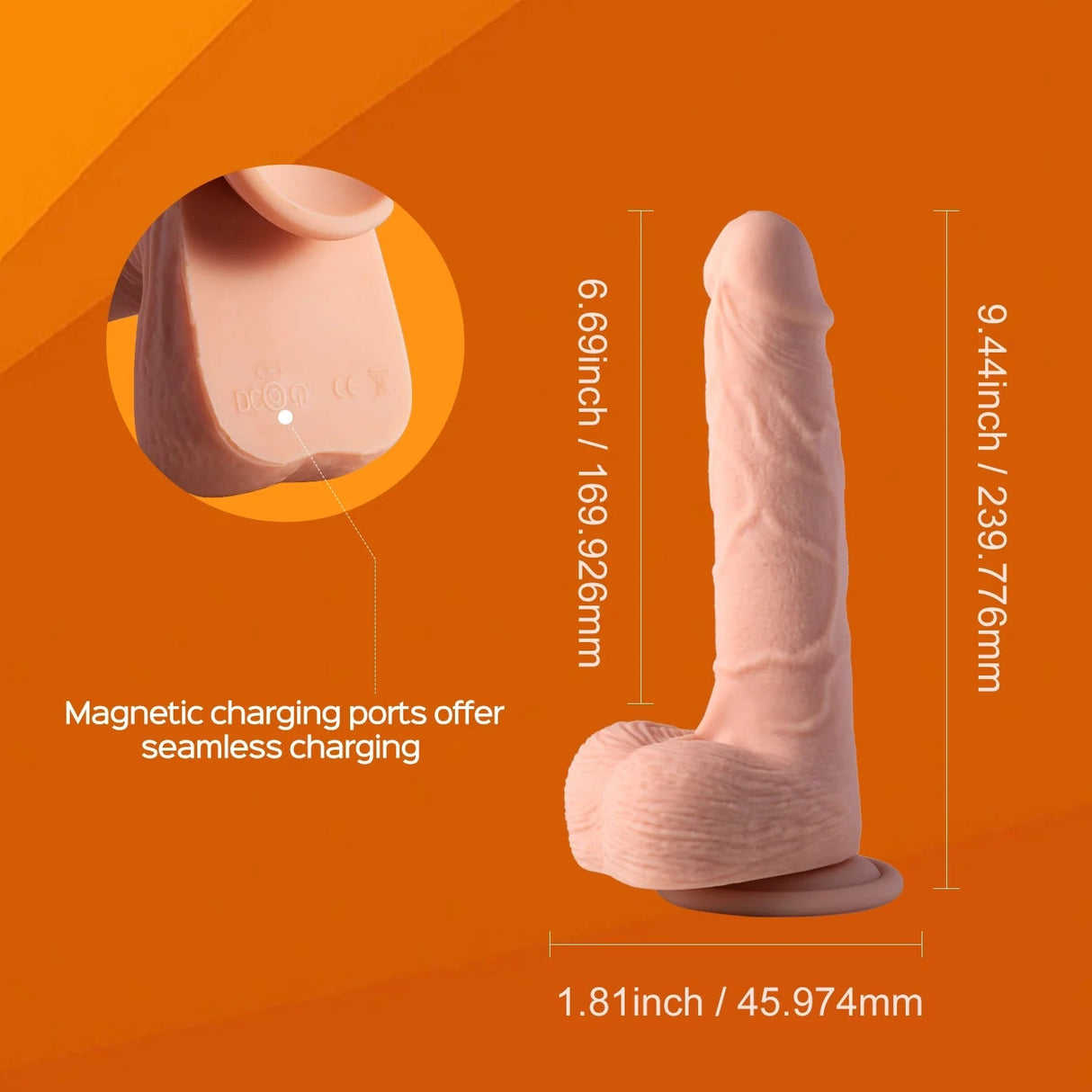 Kenzo App Controlled Thrusting Dildo