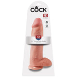 King Cock 12 Inch Dildo with Balls