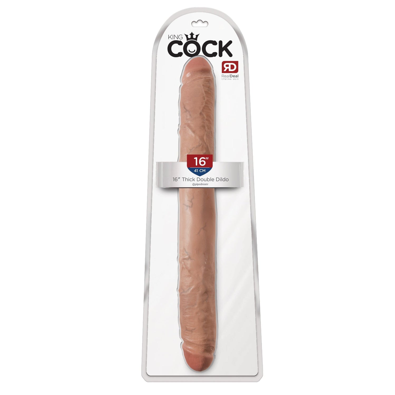 King Cock 16 Inch Realistic Thick Double Dildo