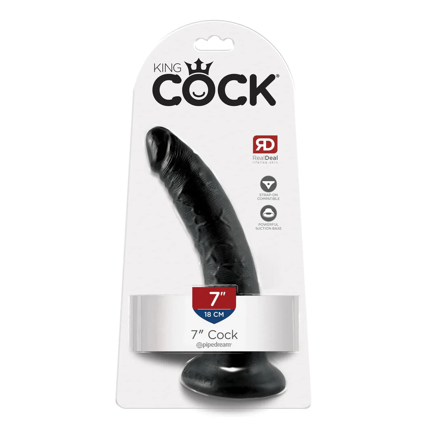 King Cock 7 Inch Realistic Feel Dildo
