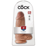 King Cock 9 Inch Chubby Dildo
