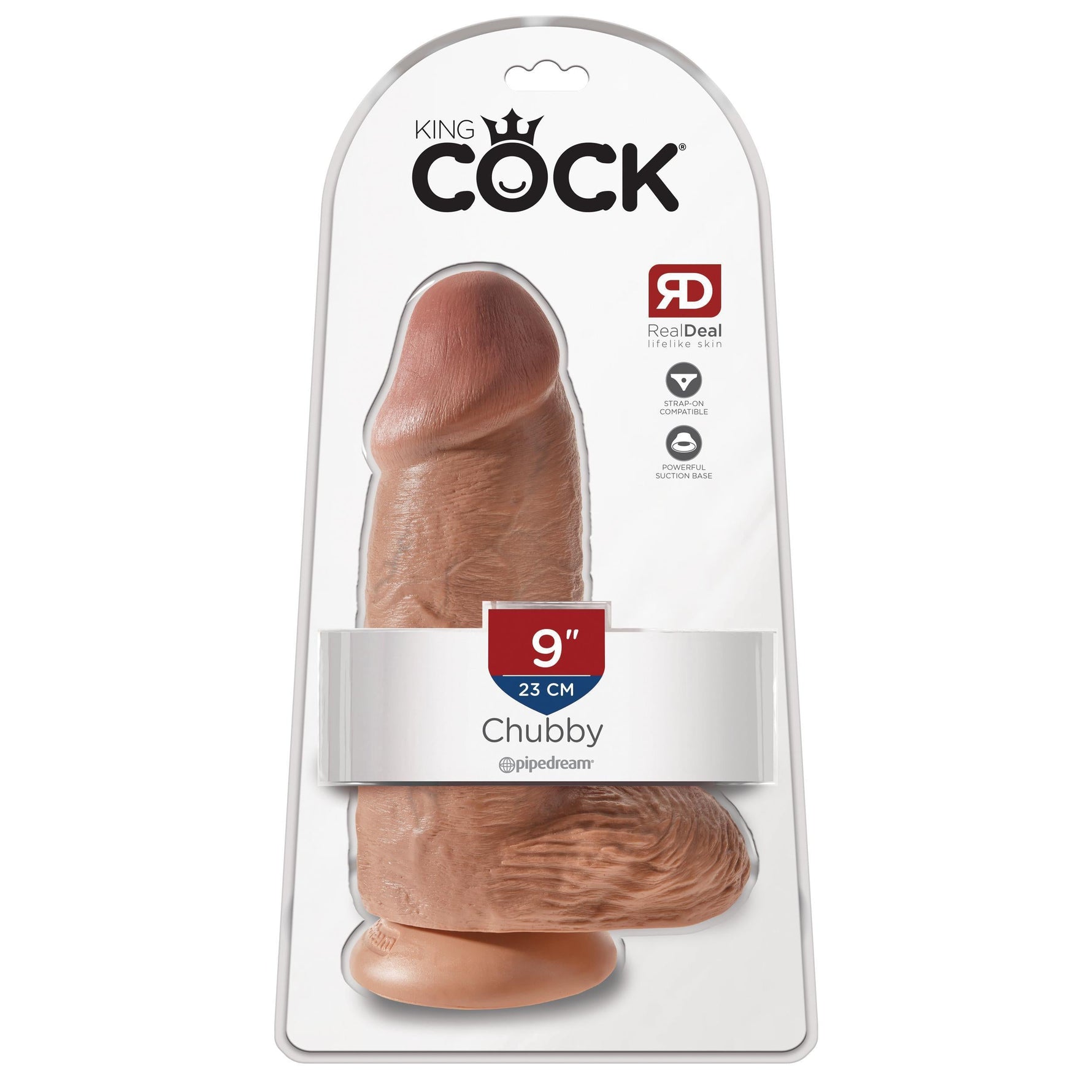 King Cock 9 Inch Chubby Dildo