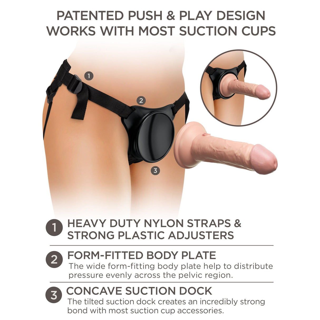 King Cock Beginner's Silicone Body Dock Kit