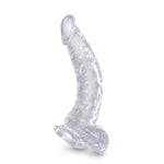 King Cock Clear Dildo with Balls