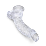 King Cock Clear Dildo with Balls