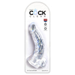 King Cock Clear Dildo with Balls
