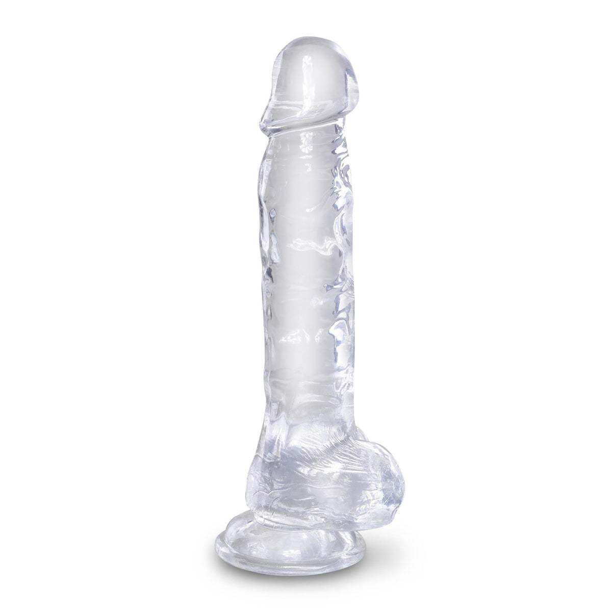 King Cock Clear Dildo with Balls