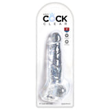 King Cock Clear Dildo with Balls