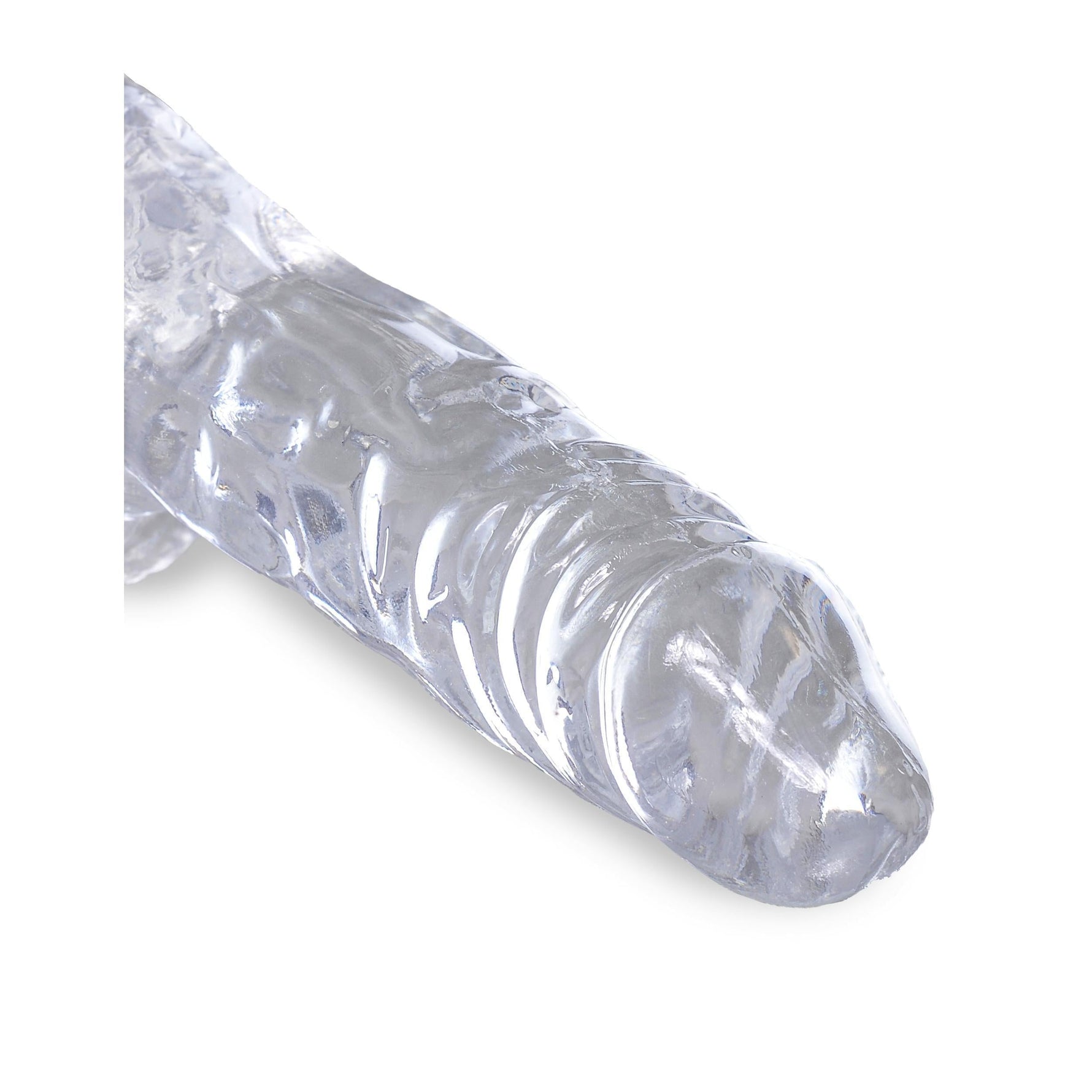 King Cock Clear Dildo with Balls