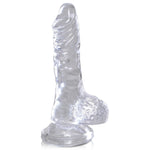 King Cock Clear Dildo with Balls