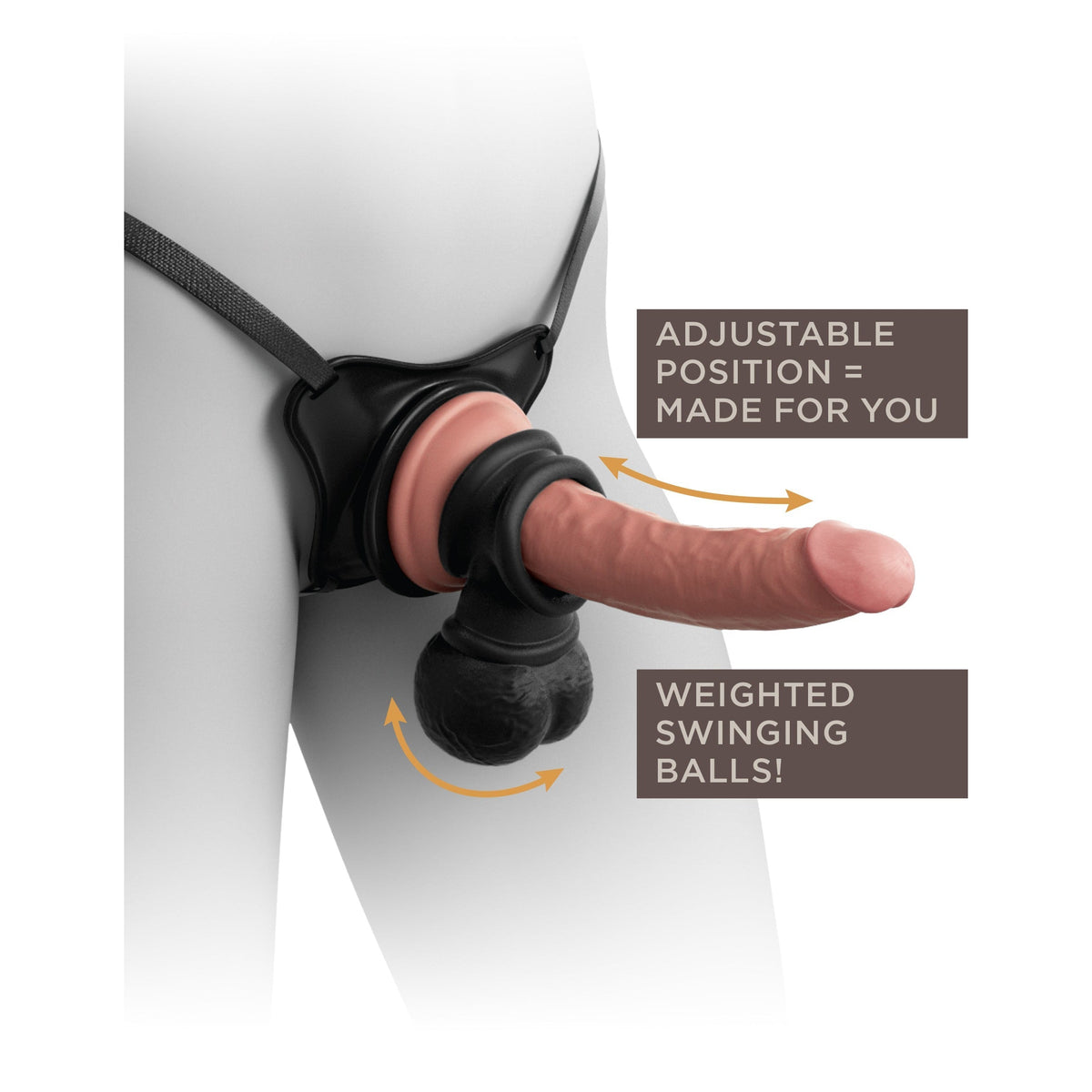 King Cock Deluxe Silicone Body Dock Kit