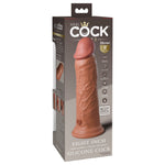 King Cock Elite 8 Inch Dual Density Vibrating Silicone Dildo