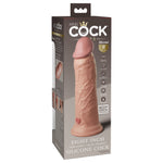 King Cock Elite 8 Inch Dual Density Vibrating Silicone Dildo
