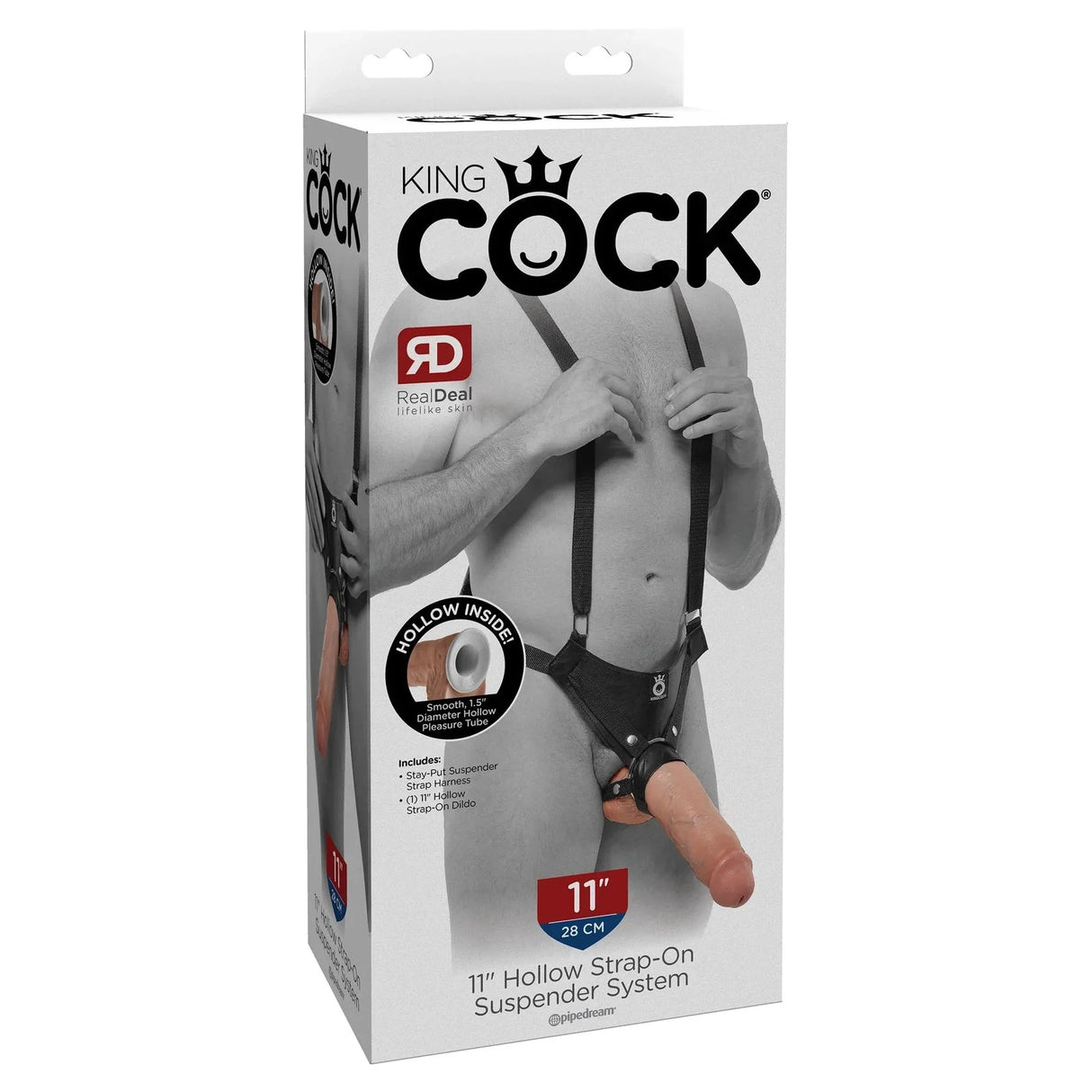 King Cock Hollow Dildo Strap On