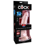 King Cock Plus Triple Density Dildo with Balls