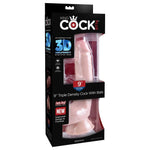 King Cock Plus Triple Density Dildo with Balls
