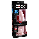 King Cock Plus Triple Density Dildo with Balls