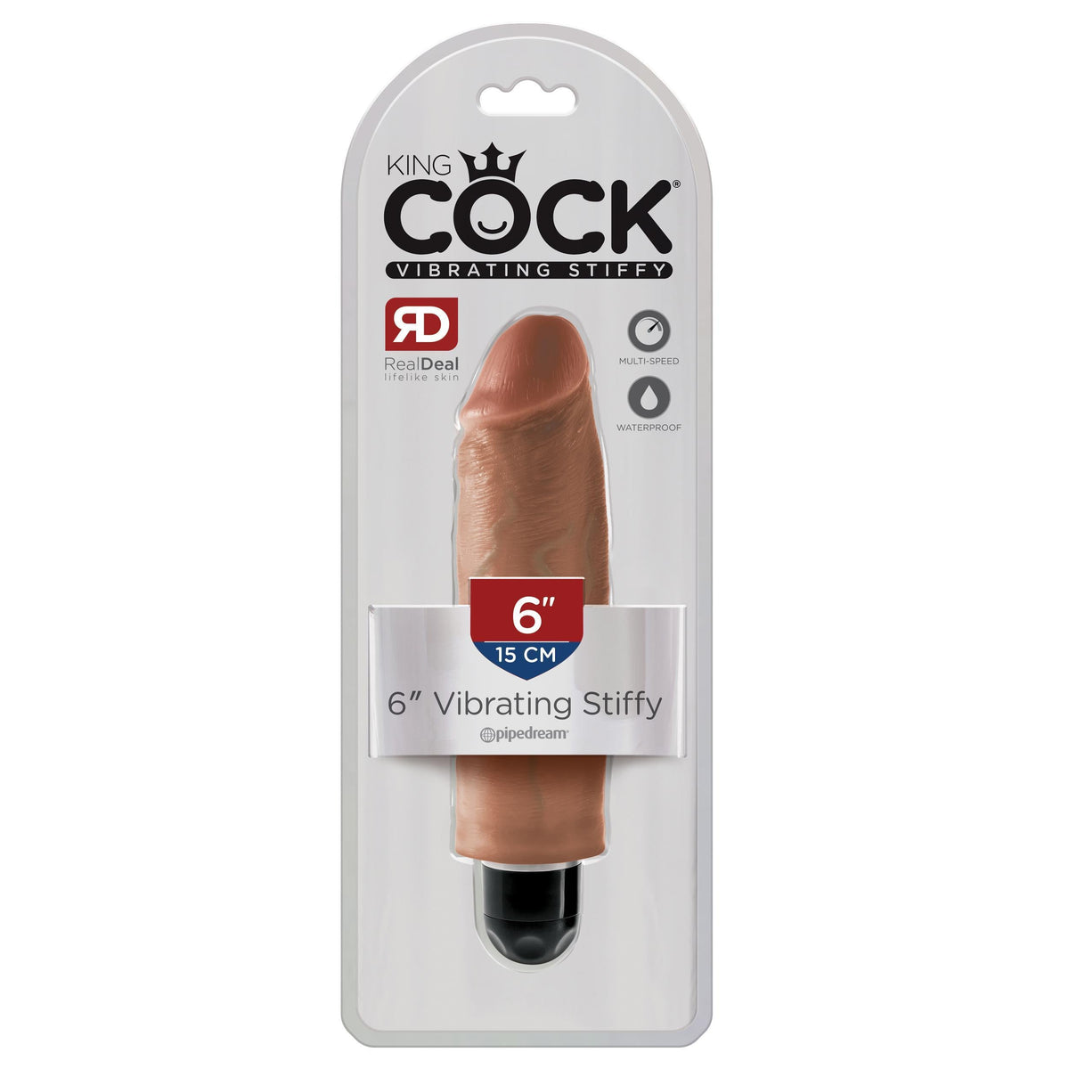 King Cock Vibrating Stiffy Dildo