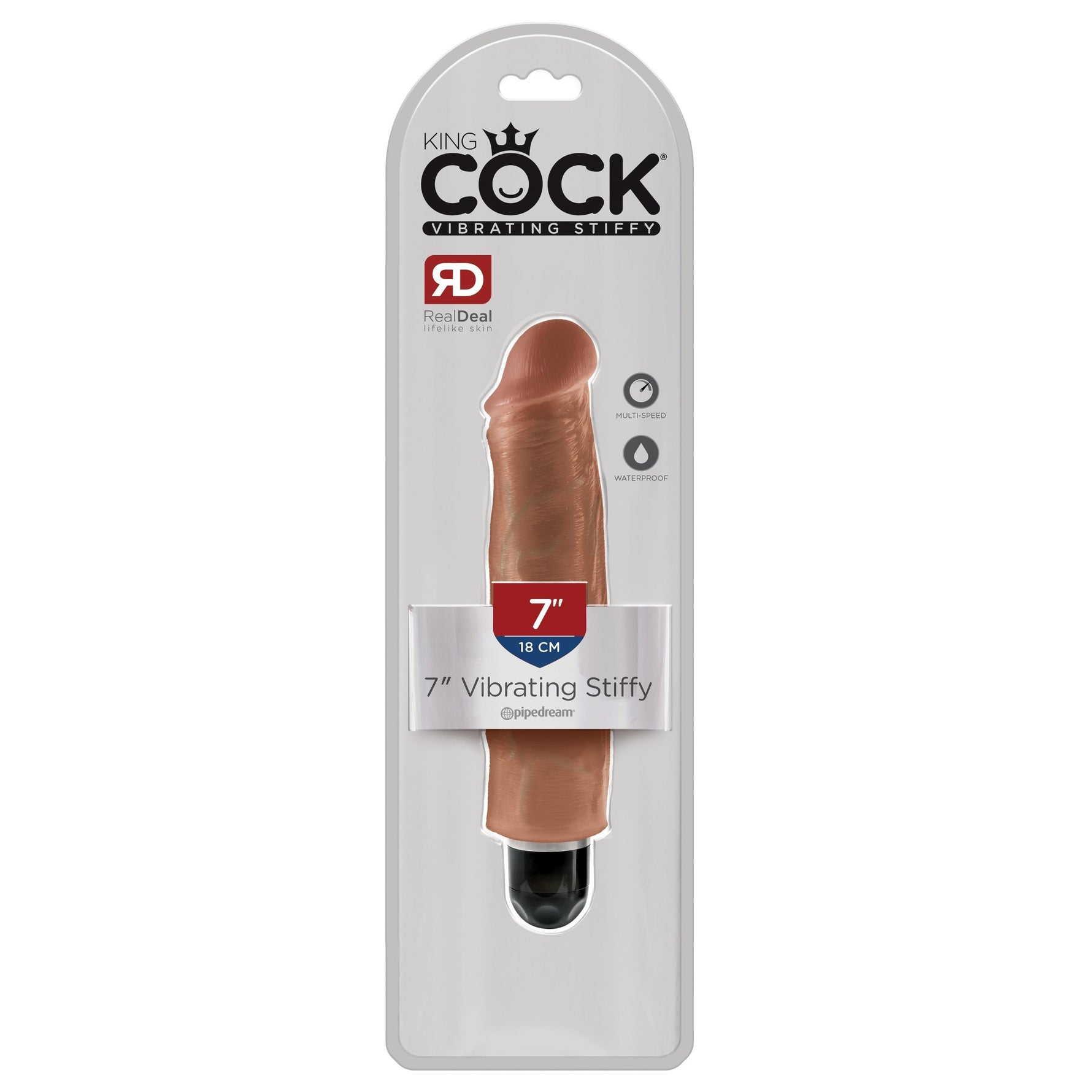 King Cock Vibrating Stiffy Dildo