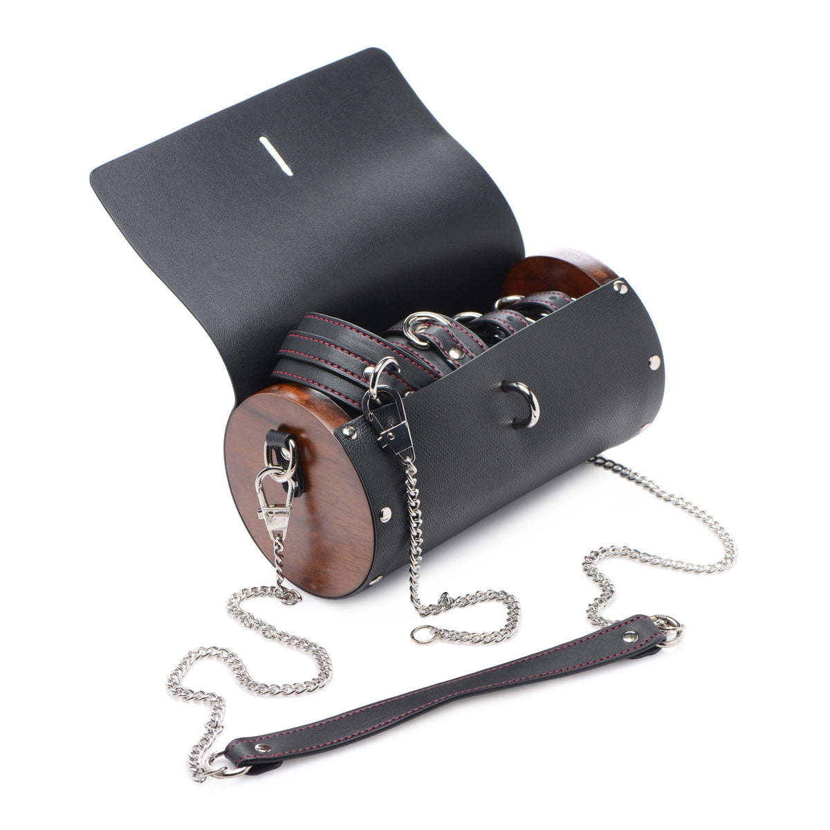 Kinky Clutch Black Bondage Set with Carrying Case