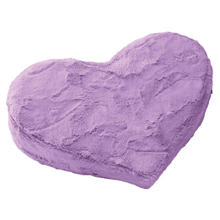 Liberator Heart Wedge Faux Fur in Purple