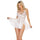 Lace Babydoll with Side Slit & Thong