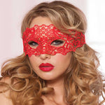 Lace Eye Mask with Satin Ribbon