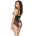 Lace Open Cup & Crotchless Teddy