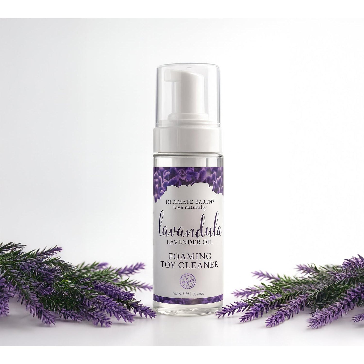 Intimate Earth Foaming Toy Cleaner Lavandula & Rosemary - 6.7 oz