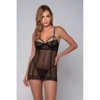 Lea Strappy Lace Chemise & G-String