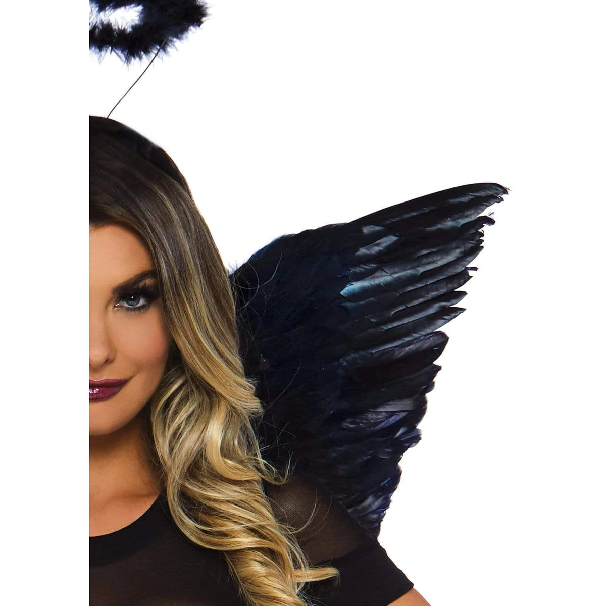 Leg Avenue Angel Costume Accessory Kit - Black