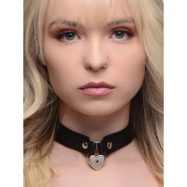 Locking Heart Collar