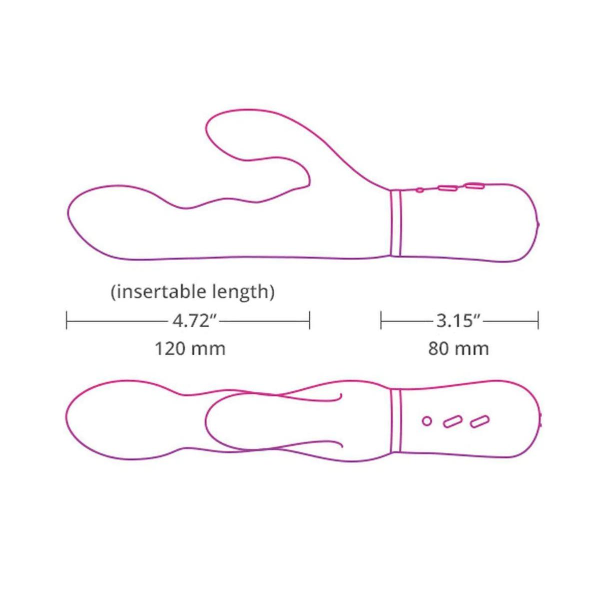 Lovense Nora Bluetooth Rabbit Vibrator