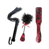 Lovers Kits Whip, Paddle & Tickle