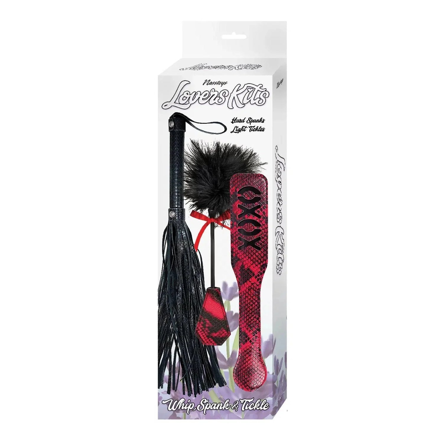 Lovers Kits Whip, Paddle & Tickle