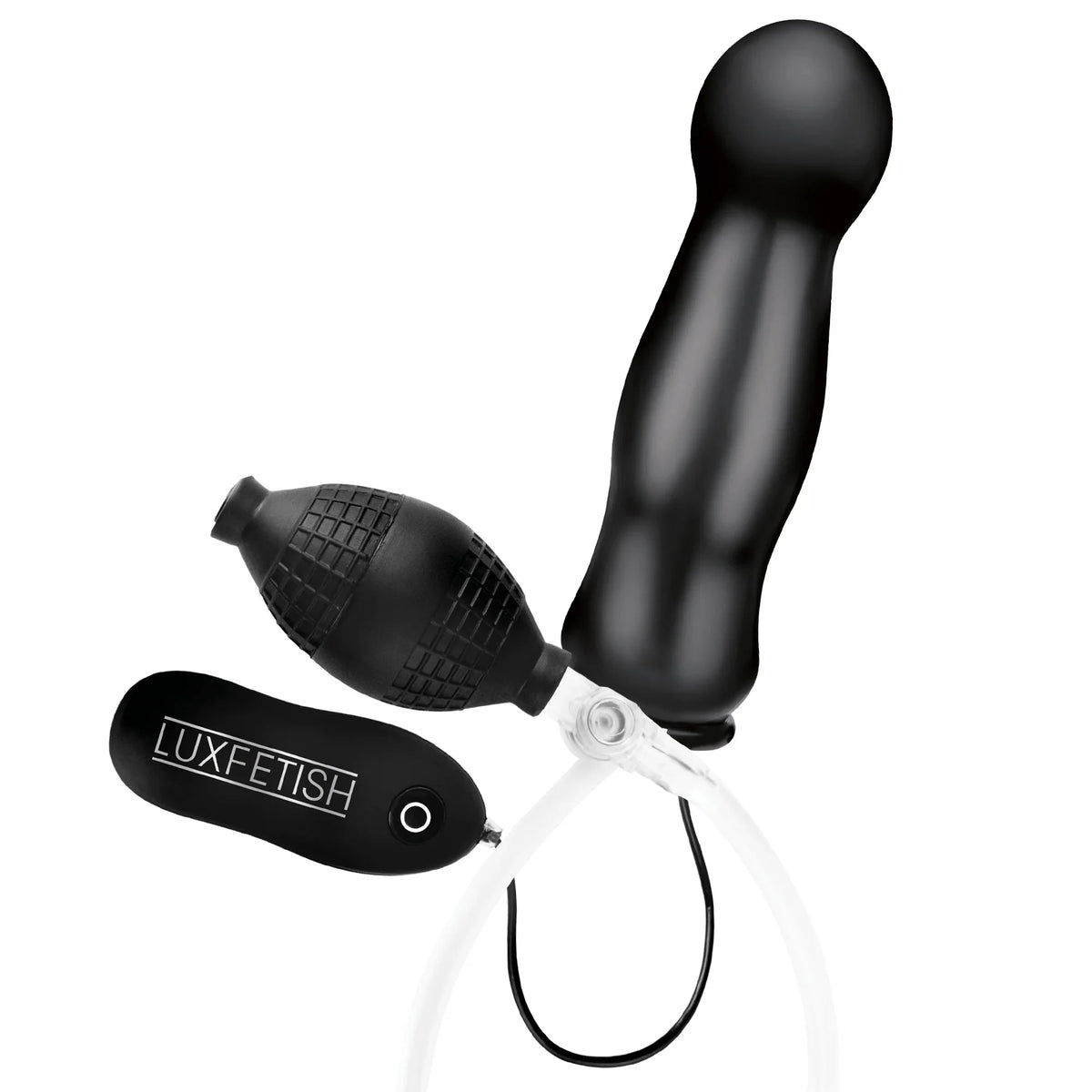 Lux Fetish 4.5" Inflatable Vibrating Plug